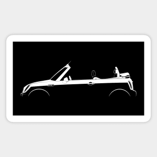 Mini Cooper Cabrio (R52) Silhouette Sticker